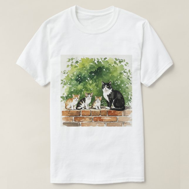 Family of cats T-Shirt (Design Front)