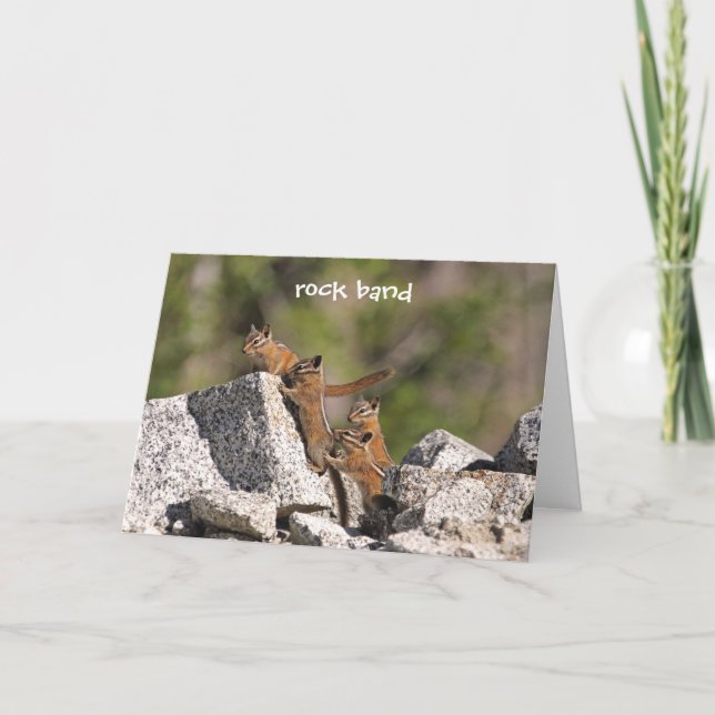 Family of Chipmunks Card (Front)