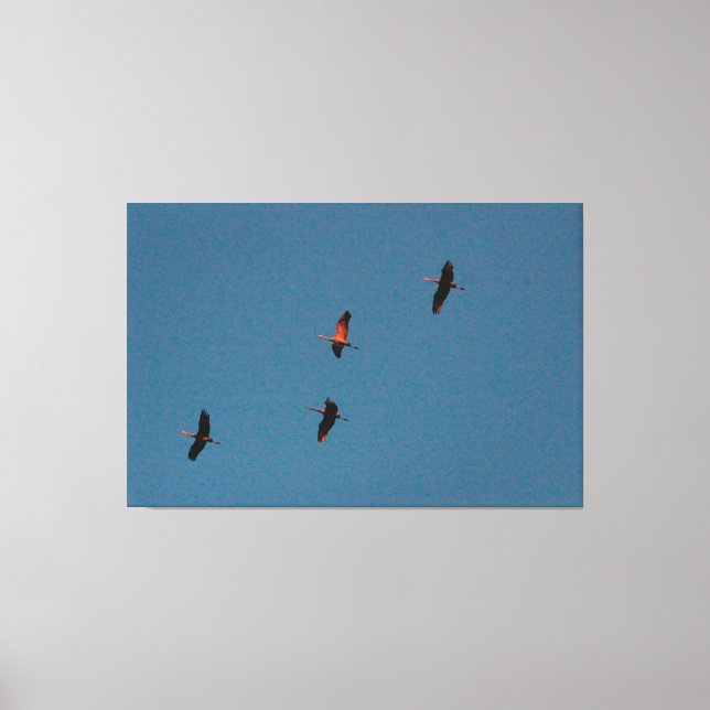 Family Of Four Canvas Print (Front)