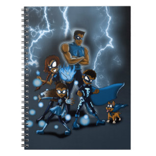 Family of Super Heroes Notebook