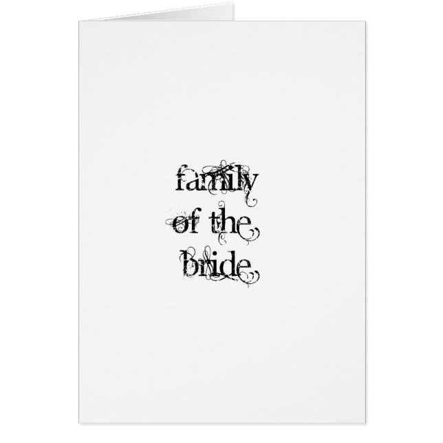 Family of the Bride (Front)