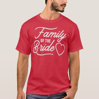 Family of the Bride Tee Wedding Favors TShirts 