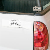 Family of the Groom Bumper Sticker (On Truck)