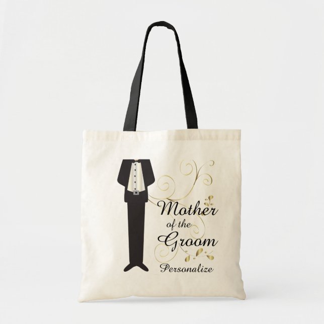 Family of the Groom Wedding Party Tote Bag (Front)