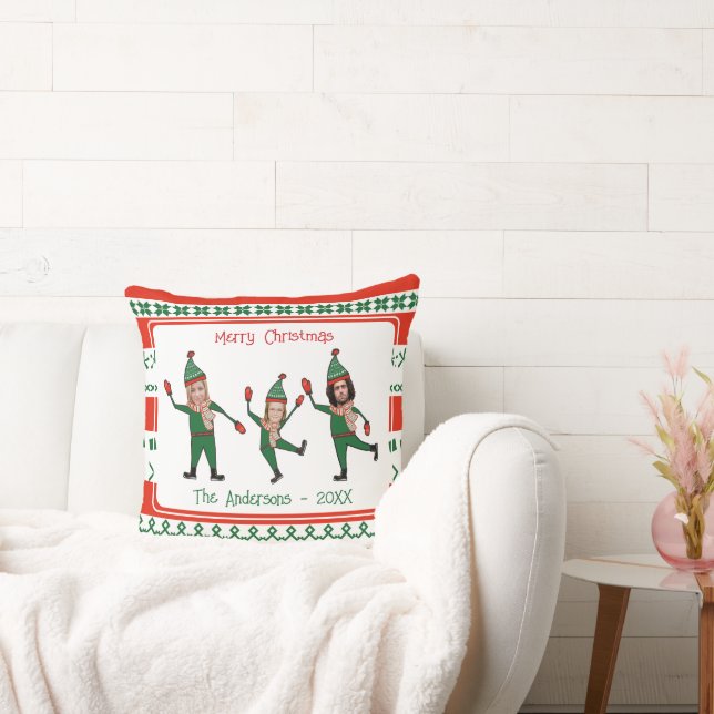 Family of Three Elves Cushion (Couch)