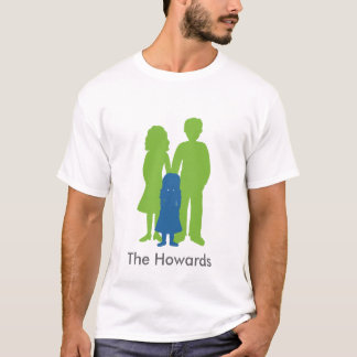 Family of Three with Daughter T-Shirt