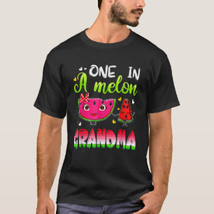 Family One In A Melon GRANDMA Birthday Party Match T-Shirt
