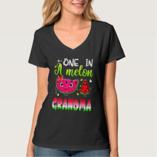 Family One In A Melon GRANDMA Birthday Party Match T-Shirt