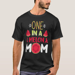 Family One In A Melon Mum Birthday Party Matching T-Shirt