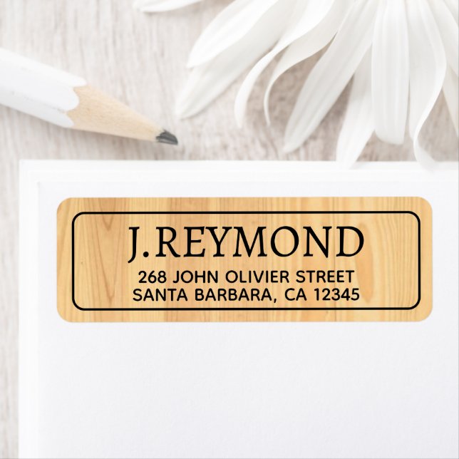 Family or business name | surname rustic wood (Insitu)