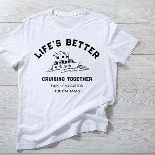 Family or Group Cruise Personalised Vacation Trip Tri-Blend Shirt