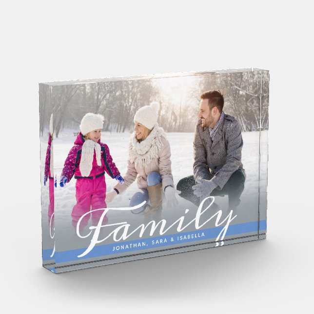 Family Overlay Horizontal Photo (Left)