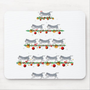 Family Pajama Sets Christmas Alaskan Malamute Dog Mouse Mat
