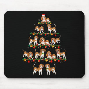 Family Pajama Sets Christmas Matching Beagle Dog X Mouse Mat