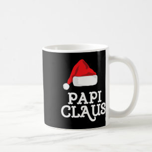 Family Papi Claus Christmas Santa's Hat Matching P Coffee Mug