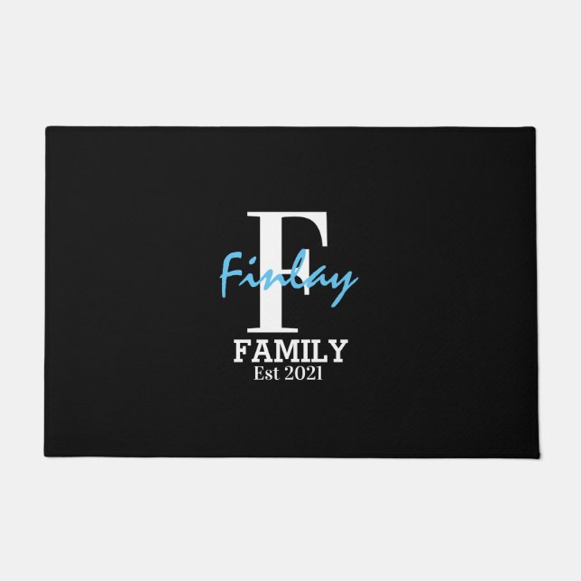 Family personalised  doormat (Front)