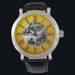 Family personalised golden vintage Photo / custom  Watch<br><div class="desc">WATCH: Custom Family Photo watch with unique golden vintage desing. Personalise with your own favourite picture and create beautiful watch face to capture special moments of your life.</div>