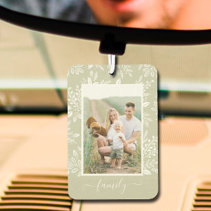 FAMILY Personalised Photo Car Car Air Freshener