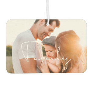 Family Personalised picture Air Freshener