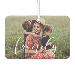 Family Personalised picture Car Air Freshener