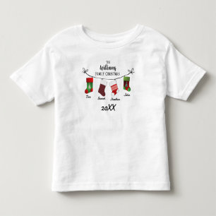 Family Personalised Toddler's Stockings Toddler T-Shirt