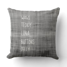 Family PET Names Animal Lover Keepsake Decor