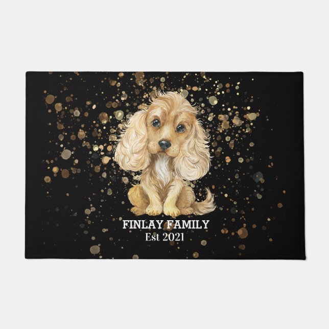 Family Pet personalised  doormat (Front)