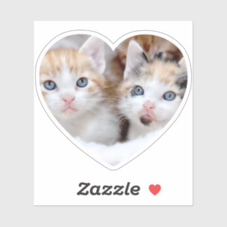 Family Pet Photo Heart Shape