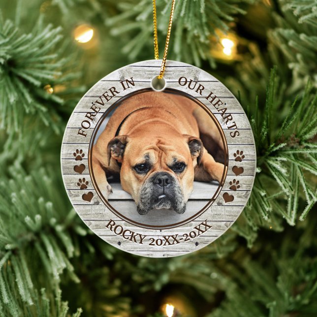 Family Pet Photo Memorial Ceramic Tree Decoration (Creator Uploaded)