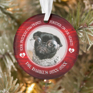 Family Pet Photo Memorial Ornament