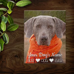 Family Pet Photo Personalised Jigsaw Puzzle<br><div class="desc">Fun family pet photo for this fun personalised jigsaw puzzle. Upload your dog's pic and edit the name text for a wonderful,  one of a kind family fun gift idea.</div>