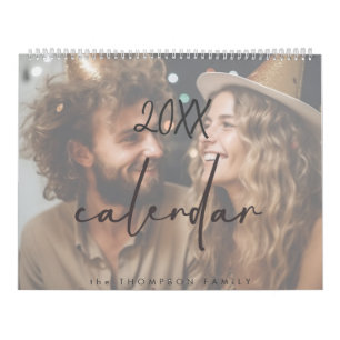 Family photo 2025 calendar