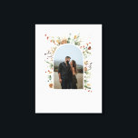 Family photo arch watercolor botanical elegant can canvas print<br><div class="desc">Family photo arch watercolor botanical elegant canvas. Ideal wedding,  anniversary,  birthday or Christmas gift</div>