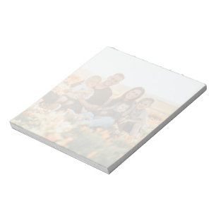 Family Photo Background Notepad