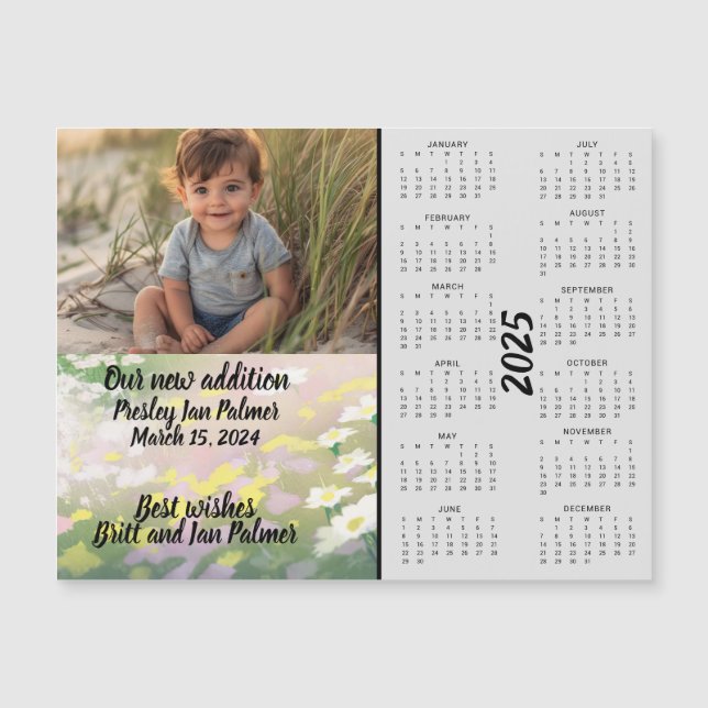 Family Photo Calendar 2025 (Front)