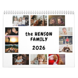 Family Photo Calendar 2026 Monthly 12 Photos