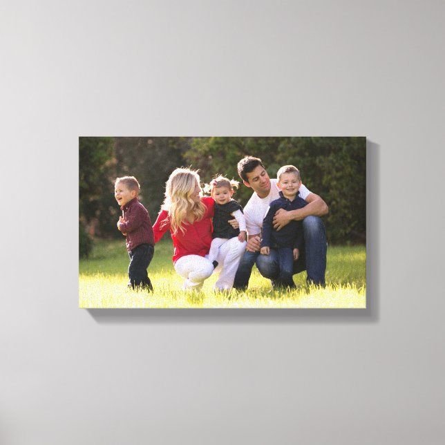 Family Photo Canvas Print (Front)