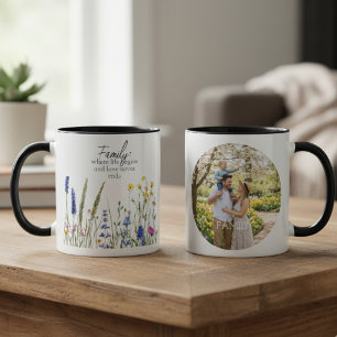 Family Photo Cherished Keepsake Mug