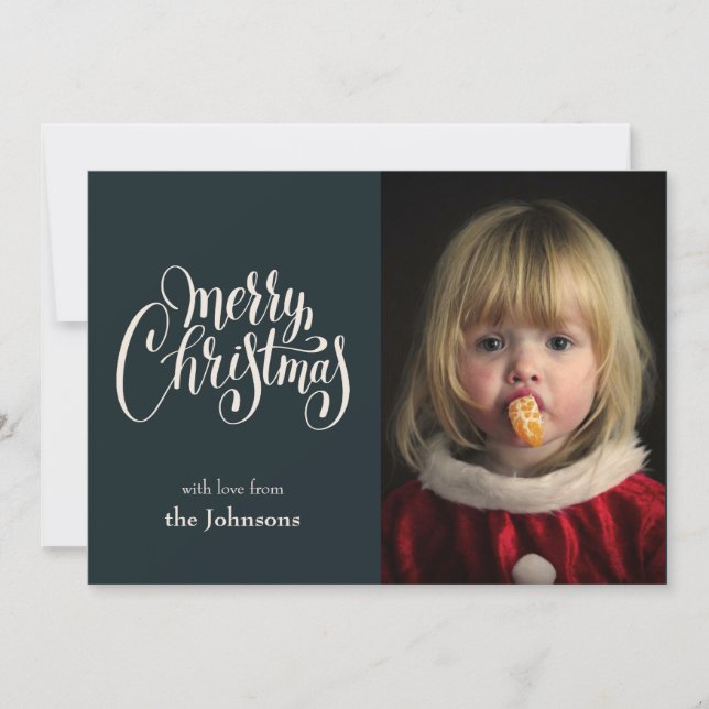 Family Photo Christmas Card (Front)