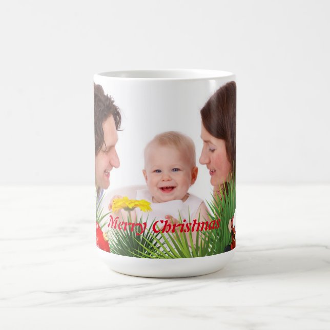 Family photo Christmas Coffee Mug (Center)
