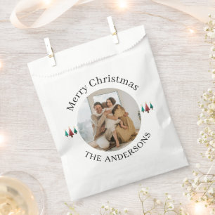 Family Photo Christmas  Favour Bags