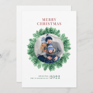 Family Photo Christmas Holiday Card