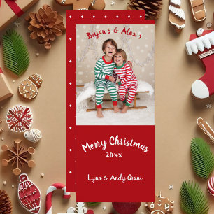 Family Photo Christmas Keepsake Holiday Card
