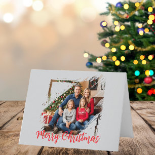 Family Photo Christmas Personalize Holiday Card