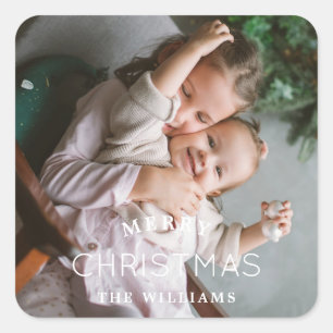 Family Photo Christmas Sticker
