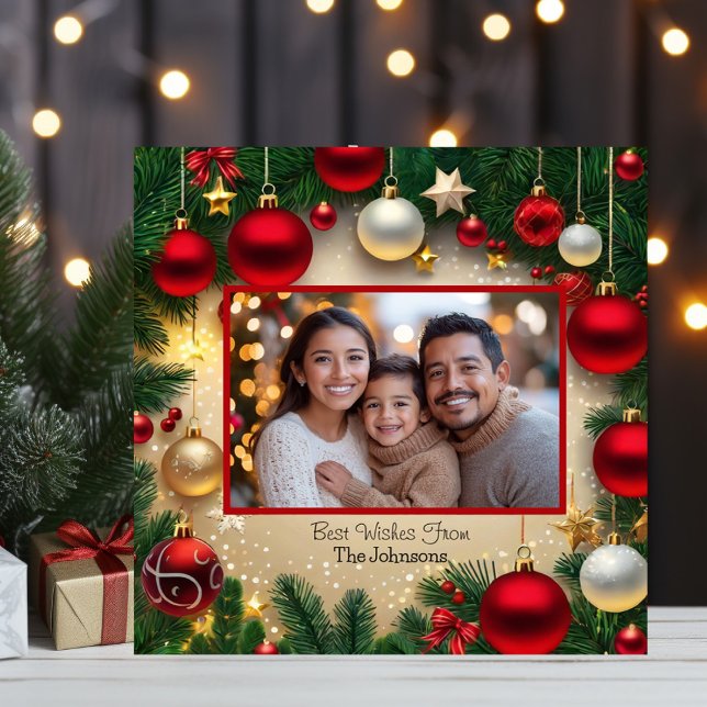 Family Photo Christmas  Tile (Creator Uploaded)