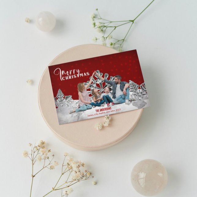 Family Photo Christmas Unique "BE THERE" Holiday Card (Creator Uploaded)