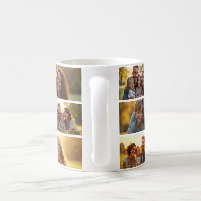 Family Photo Coffee Mug  (Handle)