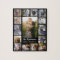 Family Photo Collage 15 Pictures + Name Black Easy