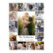Family Photo Collage 15 Pictures + Name Gray White